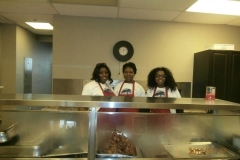 KMF Volunteers ready to serve hot meals to the homeless in Peel Region
