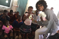 Maningha Village orphans receive toys and clothing