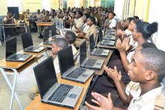 Albion School Montego Bay Students Recvd Computers through KMF